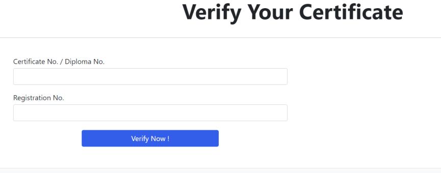 Certificate Verification